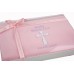 Personalised Embroidered Baby Girl Christening Blanket